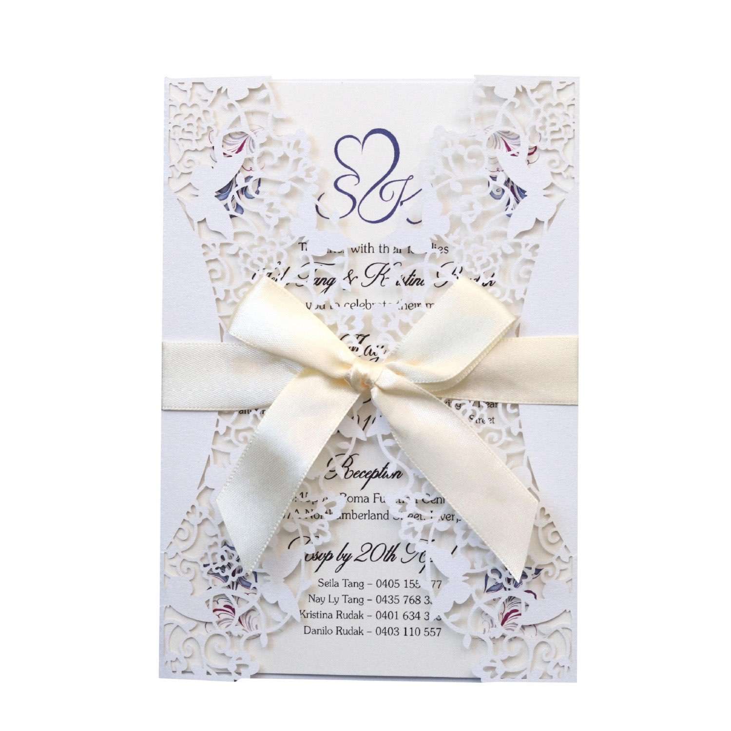 Beautiful Invitation Card  Latest Wedding Invitation Butterfly Invitation